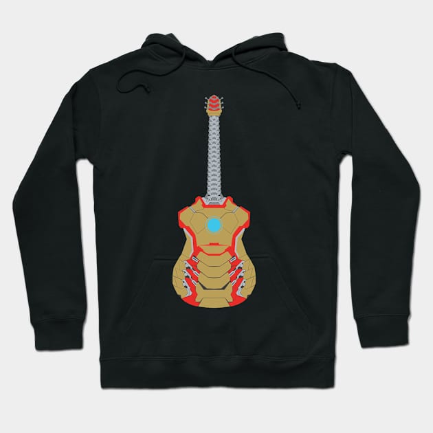 iron guitar Hoodie by hd